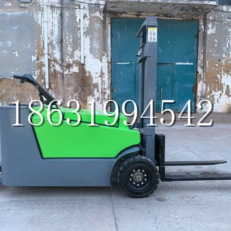 韶山市小型电动叉车1吨2吨步行站驾式电瓶堆高充电装卸车液压升降车铲车